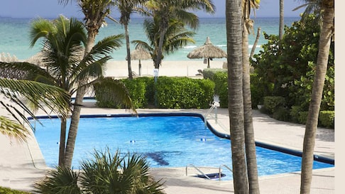 Pool at Days Inn Hotel in Sunny Isles Beach