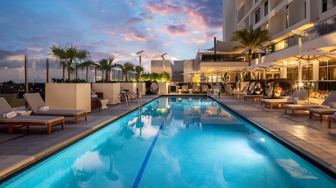 Pool at Hilton Aventura Miami